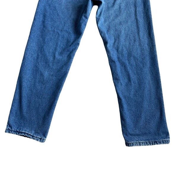Big Bill Men’s Fleece Lined Work Denim Jeans Size 38x32 Blue Cold Weather Warm - Picture 6 of 9